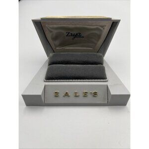Vintage Zales Display Ring Box His & Hers Celluloid Wedding MCM Art Deco USA